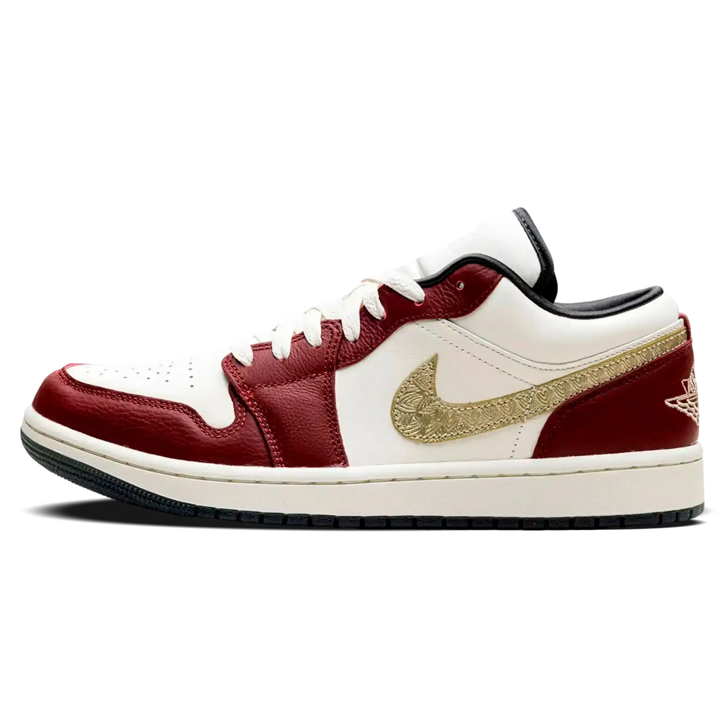Tênis Air Jordan 1 Low Feminino "Year of the Dragon" Bordô - FJ5735-100