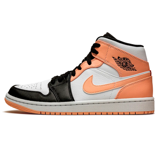 Tênis Air Jordan 1 Mid Feminino "Crimson Tint" Salmão - 554725-133
